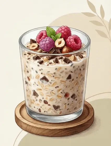 La Foret d'Allorie, préparation à base de flocons d'avoine pour petit-déjeuners inclusifs sans gluten, sans lactose et vegan