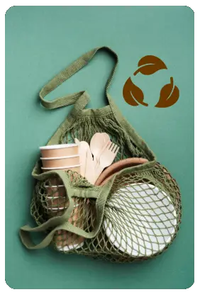 La Forêt d'Allorie : objectif zéro déchets, emballages compostables, OK Home Compost