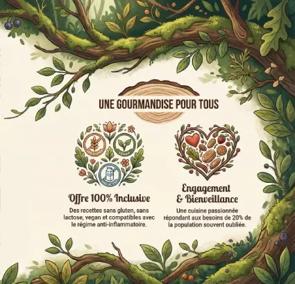 La Foret d'Allorie, Karo et Boris Muller, artisans transformateurs de produits inclusifs sans gluten, sans lactose et vegan