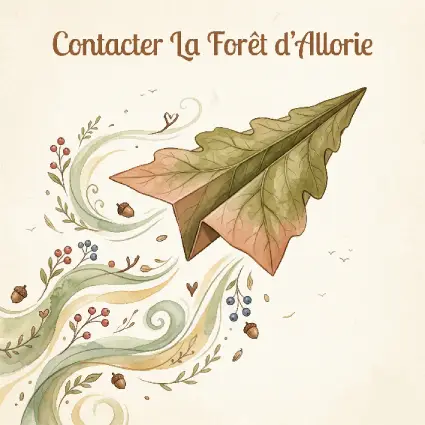 Contacter la Forêt d'Allorie, produits locaux et inclusifs, sans lactose, sans gluten et vegan, Corrèze
