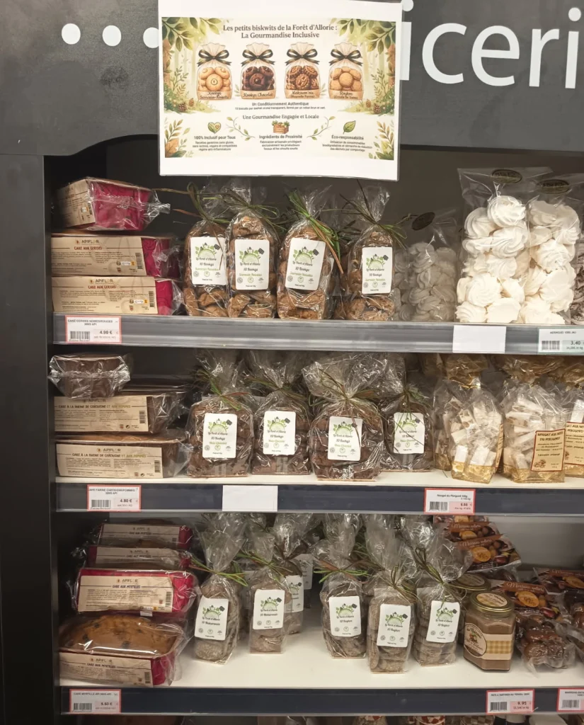 Les biscuits de la Forêt d'Allorie : vegan, sans gluten, sans lactose