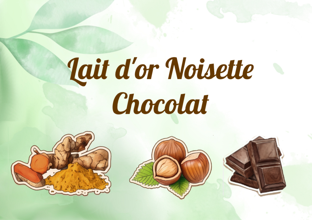 gruau de nuit overnight lait d'or noisette chocolat sans gluten, sans lactose, vegan