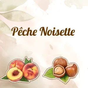 gruau de nuit overnight pêche noisette sans gluten, sans lactose, vegan