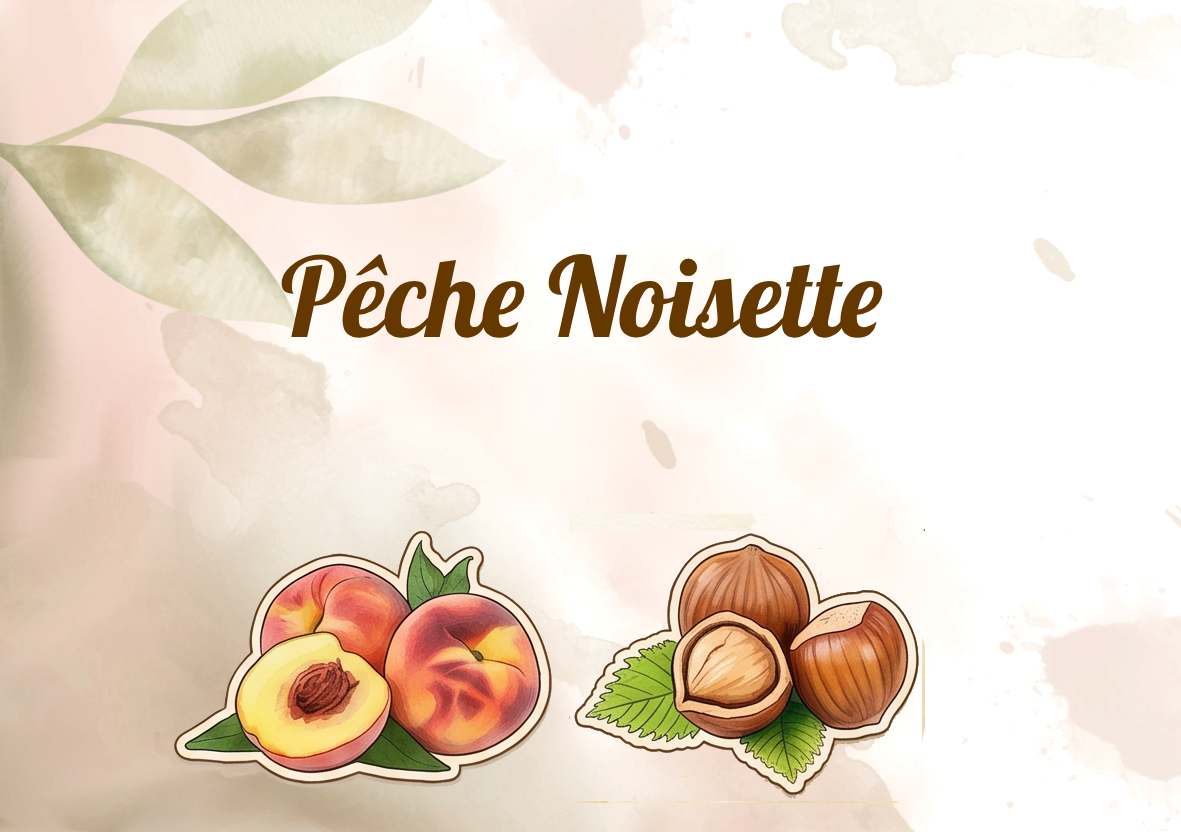 gruau de nuit overnight pêche noisette sans gluten, sans lactose, vegan