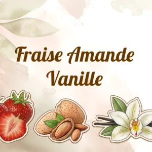 gruau de nuit overnight fraise amande vanille sans gluten, sans lactose, vegan