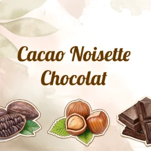 gruau de nuit overnight Cacao noisette chocolat sans gluten, sans lactose, vegan