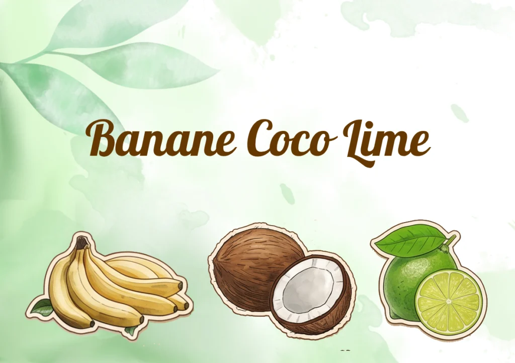 gruau de nuit overnight banane coco lime sans gluten, sans lactose, vegan